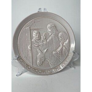 Frankoma 1971 "No Room In The Inn" Collectible Plate By John Frank